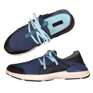 OluKai Blue and Black Athletic Shoes
